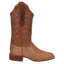 Justin Boots Women's AQHA Magnolia Smooth Quill Ostrich Cowgirl Boot -Justin Boots Store L8721 4