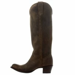 Lane Boots Women's Brown Plain Jane 16 In Top Cowgirl Boot 9 Lane Boots Women's Brown Plain Jane 16 In Top Cowgirl Boot -Justin Boots Store LB0350A 03