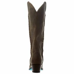 Lane Boots Women's Brown Plain Jane 16 In Top Cowgirl Boot 10 Lane Boots Women's Brown Plain Jane 16 In Top Cowgirl Boot -Justin Boots Store LB0350A 04