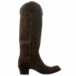 Lane Boots Women's Brown Plain Jane 16 In Top Cowgirl Boot 11 Lane Boots Women's Brown Plain Jane 16 In Top Cowgirl Boot -Justin Boots Store LB0350A 05