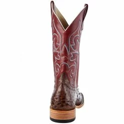 Macie Bean Boots Women's Macie Bean Top Hand Kango Tobacco Full Quill Ostrich Red Fools Top Cowgirl Boot -Justin Boots Store M2001 4