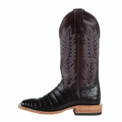Macie Bean Boots Women`s Top Hand Black Caiman Cowgirl Boot 9 Macie Bean Boots Women`s Top Hand Black Caiman Cowgirl Boot -Justin Boots Store M2002 3
