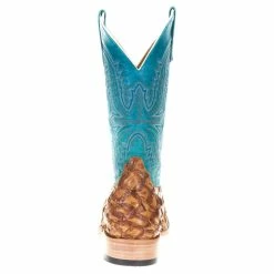 Macie Bean Women's Top Hand Antique Bass Turquoise Top Cowgirl Boots 10 Macie Bean Women's Top Hand Antique Bass Turquoise Top Cowgirl Boots -Justin Boots Store M2008 3
