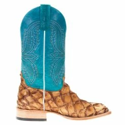 Macie Bean Women's Top Hand Antique Bass Turquoise Top Cowgirl Boots 11 Macie Bean Women's Top Hand Antique Bass Turquoise Top Cowgirl Boots -Justin Boots Store M2008 4