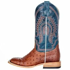 Macie Bean Boots Macie Bean Cohnac Lux FQ OST/Navy -Justin Boots Store M2012 3