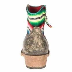 Macie Bean Boots Women's Macie Bean Black Cracktacular Super Serape Boots -Justin Boots Store M5205 3