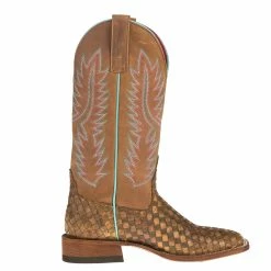 Macie Bean Women's Unbeweveable Crazy Train-13in Honey Crazy Boots -Justin Boots Store M9092 4