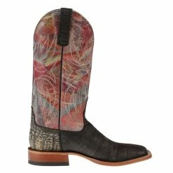 Macie Bean Boots Ladies Macie Bean Black Vintage Coco Cowgirl Boots -Justin Boots Store M9109 4