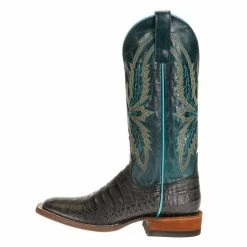 Macie Bean Boots Women's Bite In Shining Armour Turquoise Top Boot -Justin Boots Store M9141 2