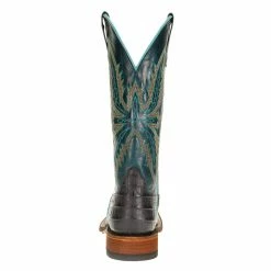 Macie Bean Boots Women's Bite In Shining Armour Turquoise Top Boot -Justin Boots Store M9141 3
