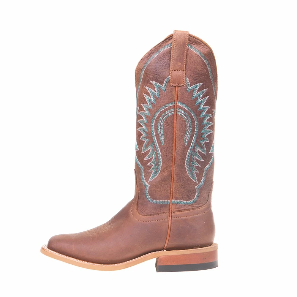 Macie Bean Women's Pecan Barking Iron With Sinsation Kiwi Oxbow Sole Boots 5 Macie Bean Women's Pecan Barking Iron With Sinsation Kiwi Oxbow Sole Boots - Image 3