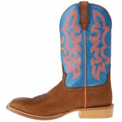 Twisted X Men's Hooey By Cognac Bullhide 12in. Neon Blue Top Cowboy Boots 9 Twisted X Men's Hooey By Cognac Bullhide 12in. Neon Blue Top Cowboy Boots -Justin Boots Store MHY0004 2