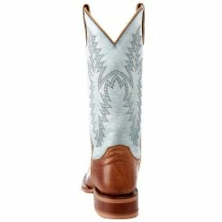 Justin Boots Men's NRS Exclusive Vintage Cognac Smooth Ostrich Cowboy Boot -Justin Boots Store MJ2500 4