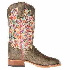 Macie Bean Boots Kid's Black Cracktacular Boots -Justin Boots Store MK9133 4