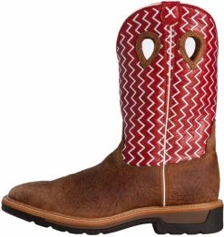 Twisted X Men's Distressed Saddle Shoulder Steel Toe Lite Weight Cowboy Work Boots 10 Twisted X Men's Distressed Saddle Shoulder Steel Toe Lite Weight Cowboy Work Boots -Justin Boots Store MLCS001 3