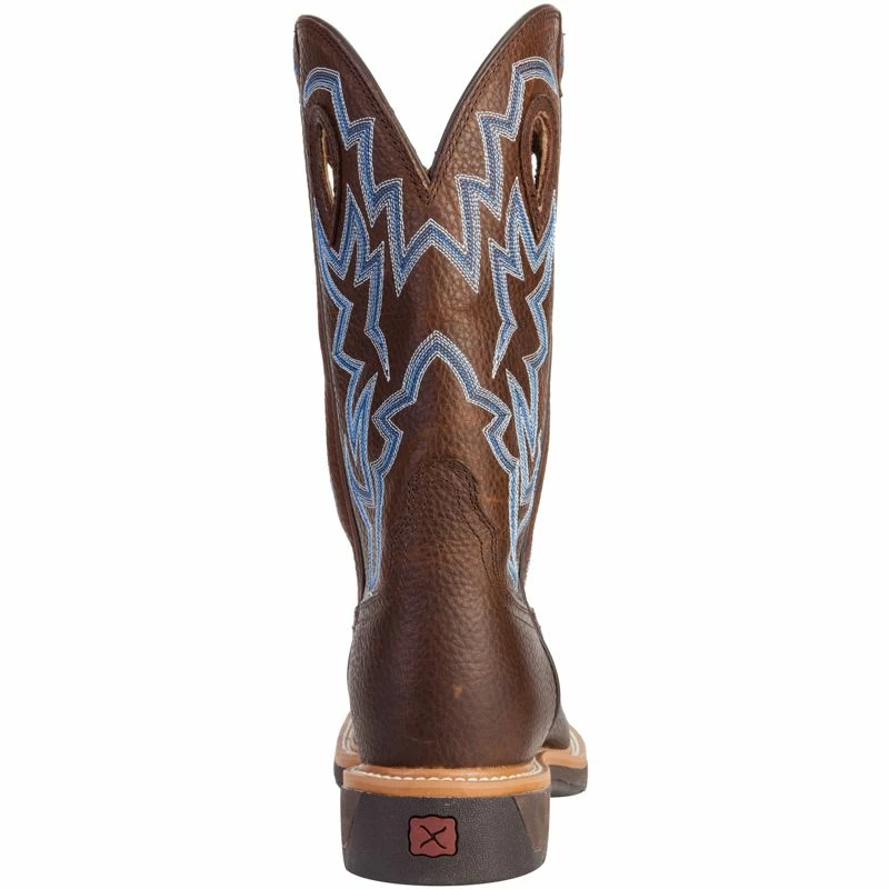 Twisted X Men's Brown Pebble Steel Toe Lite Weight Cowboy Work Boots 6 Twisted X Men's Brown Pebble Steel Toe Lite Weight Cowboy Work Boots - Image 4