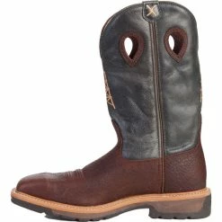 Twisted X Men's Oiled Cognac Steel Toe Lite Weight Cowboy Work Boots -Justin Boots Store MLCS006 3