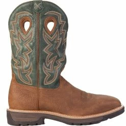 Twisted X Men's Distressed Shoulder Steel Toe Waterproof Lite Weight Cowboy Work Boots -Justin Boots Store MLCSW01 3