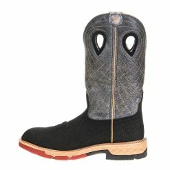 Twisted X Men's Rubberized Brown 12in. Grey CellStretch Alloy Toe Work Boots -Justin Boots Store MXBA002 2