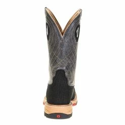 Twisted X Men's Rubberized Brown 12in. Grey CellStretch Alloy Toe Work Boots -Justin Boots Store MXBA002 3