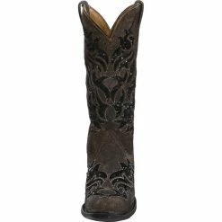 Corral Corral Brown And Black Sequin Inlay Cowgirl Boots -Justin Boots Store R1152 front