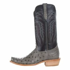 R Watson Boots Men`s Serpentine Bruciato FQ Ostrich 13in. Black Sinatra Cowhide -Justin Boots Store RW4518 1 31