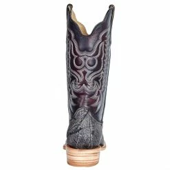 R Watson Boots Men's Smokey Grey Cape Buffalo 13in. Dark Cherry Top Boot -Justin Boots Store RW7100 1 41