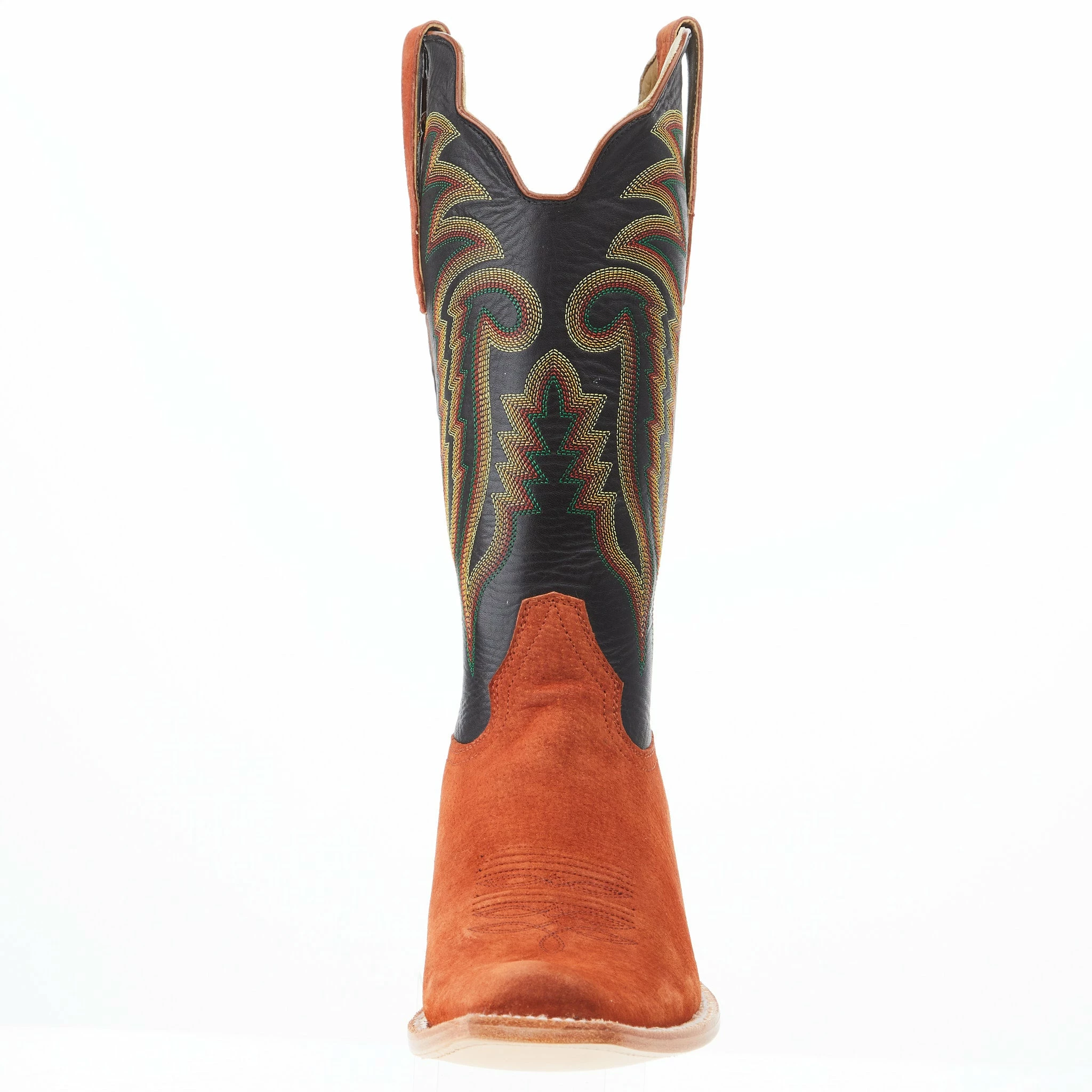 R Watson Boots Men's Cognac Boar 13in Black Sinatra Top Boot 5 R Watson Boots Men's Cognac Boar 13in Black Sinatra Top Boot - Image 3