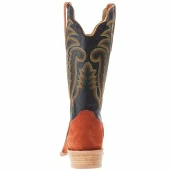 R Watson Boots Men's Cognac Boar 13in Black Sinatra Top Boot 10 R Watson Boots Men's Cognac Boar 13in Black Sinatra Top Boot -Justin Boots Store RW8603 1 04