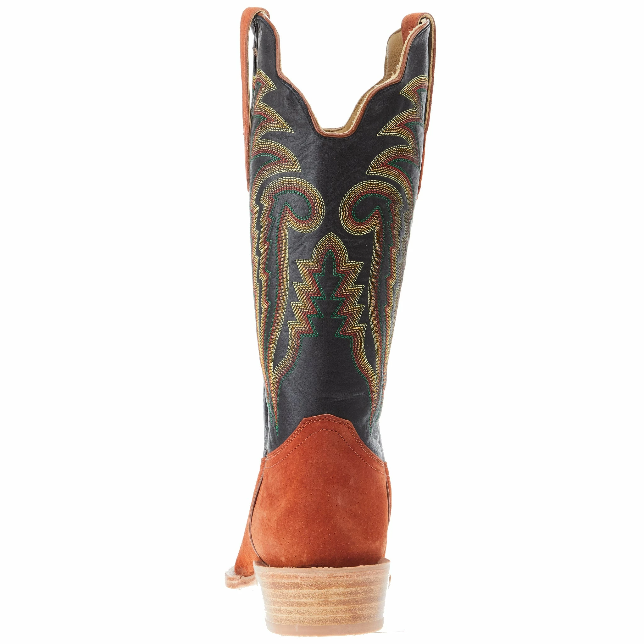 R Watson Boots Men's Cognac Boar 13in Black Sinatra Top Boot 6 R Watson Boots Men's Cognac Boar 13in Black Sinatra Top Boot - Image 4