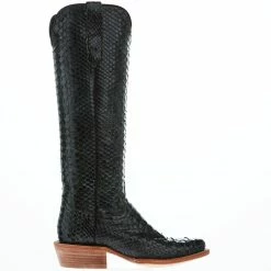 R Watson Boots Women's Dark Green Python 17 In Top Cowgirl Boot 9 R Watson Boots Women's Dark Green Python 17 In Top Cowgirl Boot -Justin Boots Store RWL7215 1 03
