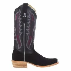 R Watson Boots R Womens Black Roughout 13in Black Boot -Justin Boots Store RWL8400 1 5