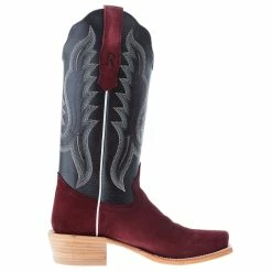 R Watson Boots R Women's Rhubarb Rough Out 13 In Top Cowgirl Boot -Justin Boots Store RWL8411 1 05