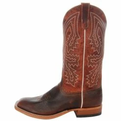 Anderson Bean Men's Mike Tyson Bison Rust Lava Cowboy Boots 10 Anderson Bean Men's Mike Tyson Bison Rust Lava Cowboy Boots -Justin Boots Store S1105 left