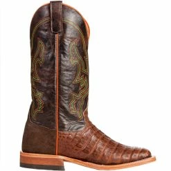 Anderson Bean Men's Anderson Bean Tobacco Caiman Brown Raven Cowboy Boots 11 Anderson Bean Men's Anderson Bean Tobacco Caiman Brown Raven Cowboy Boots -Justin Boots Store S1110 5