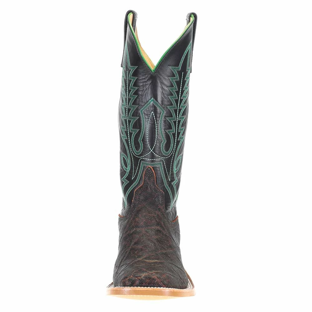 Anderson Bean Men's Bark Vintage Elephant 13in. Black Glove Top Square Toe Boots 4 Anderson Bean Men's Bark Vintage Elephant 13in. Black Glove Top Square Toe Boots - Image 2