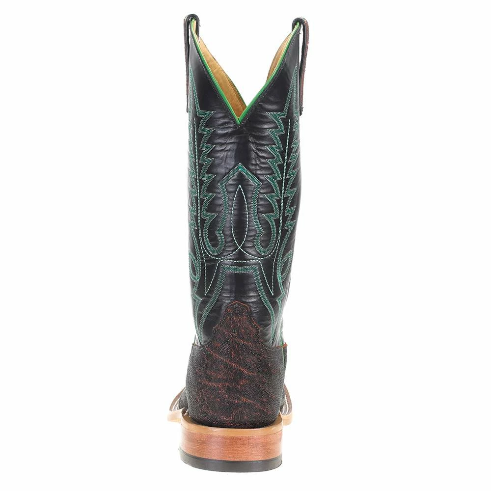 Anderson Bean Men's Bark Vintage Elephant 13in. Black Glove Top Square Toe Boots 6 Anderson Bean Men's Bark Vintage Elephant 13in. Black Glove Top Square Toe Boots - Image 4