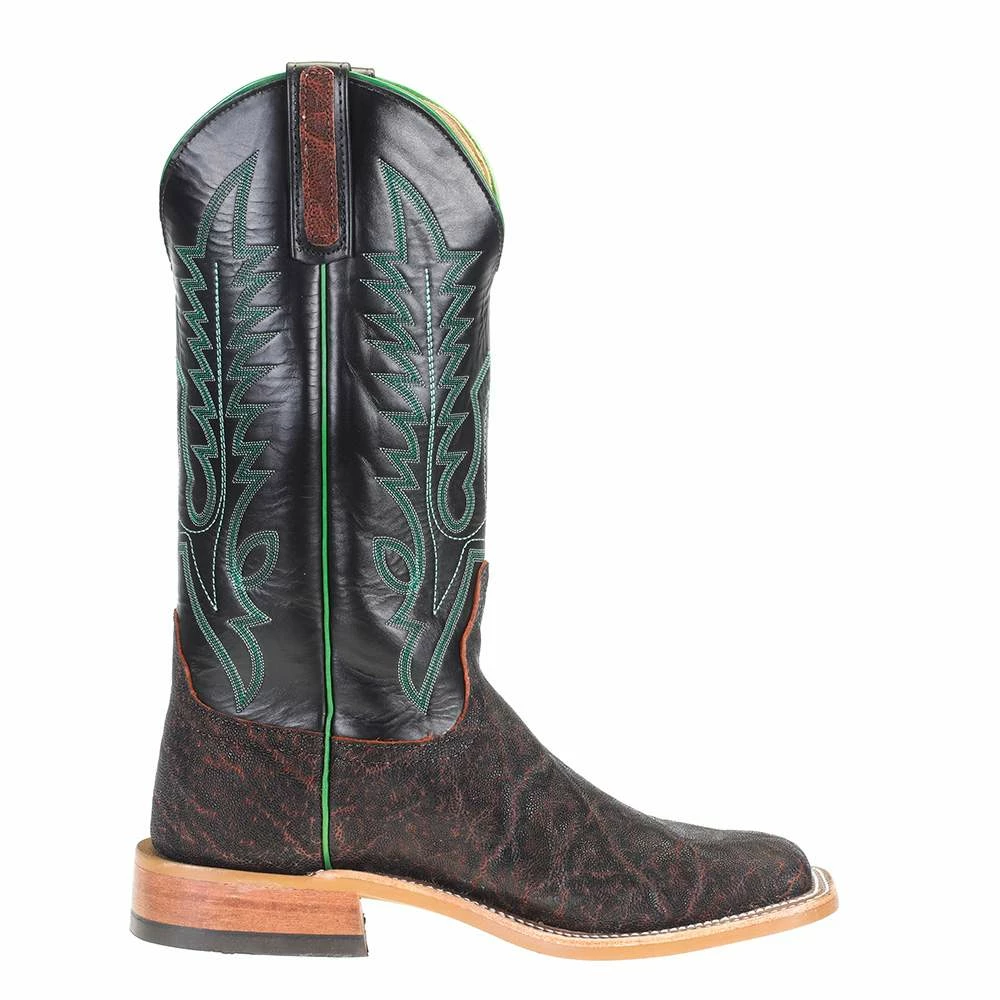 Anderson Bean Men's Bark Vintage Elephant 13in. Black Glove Top Square Toe Boots 7 Anderson Bean Men's Bark Vintage Elephant 13in. Black Glove Top Square Toe Boots - Image 5