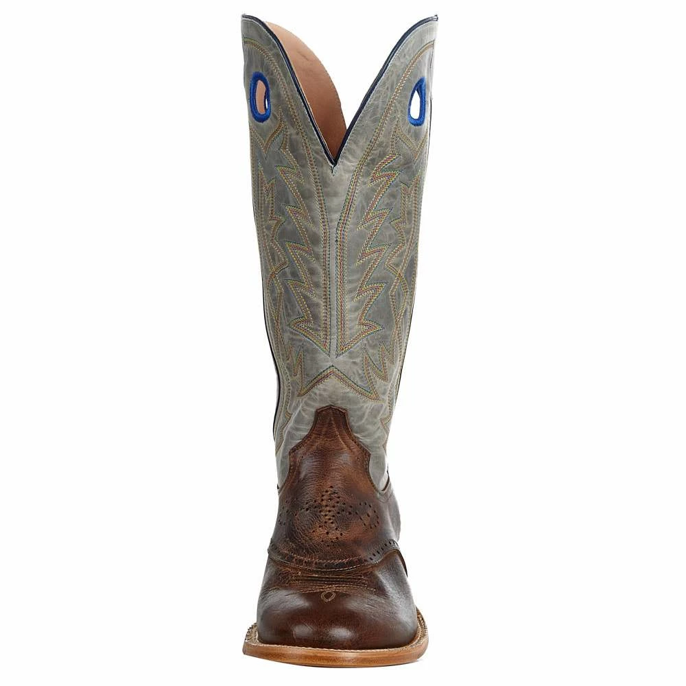 Tony Lama Men's Stout Brown Henley 15in. Buckaroo Cowboy Boots 4 Tony Lama Men's Stout Brown Henley 15in. Buckaroo Cowboy Boots - Image 2