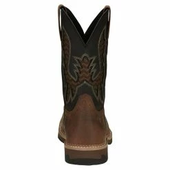 Justin Boots Men`s Stampede Bolt Pecan Water Buffalo 11` Black Water Buffalo Soft Toe 10 Justin Boots Men`s Stampede Bolt Pecan Water Buffalo 11` Black Water Buffalo Soft Toe -Justin Boots Store SE4112 4