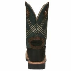 Justin Boots Men's Stampede Hybred Dalhart Brown Ostrich Print Nano Composite Waterproof Work Boot 9 Justin Boots Men's Stampede Hybred Dalhart Brown Ostrich Print Nano Composite Waterproof Work Boot -Justin Boots Store SE4217 3