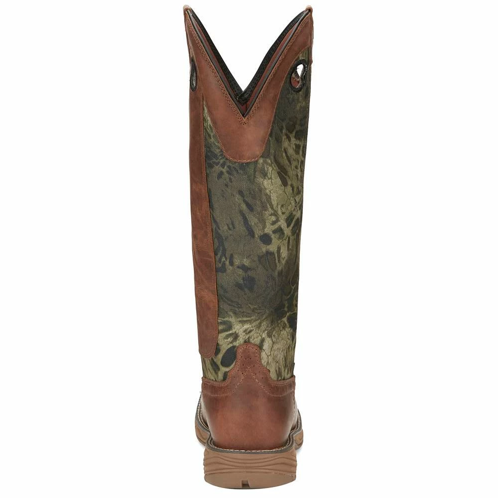Justin Boots Men's Stampede Rush Strike Russet Woodlands Camo Snake Boot 7 Justin Boots Men's Stampede Rush Strike Russet Woodlands Camo Snake Boot - Image 5