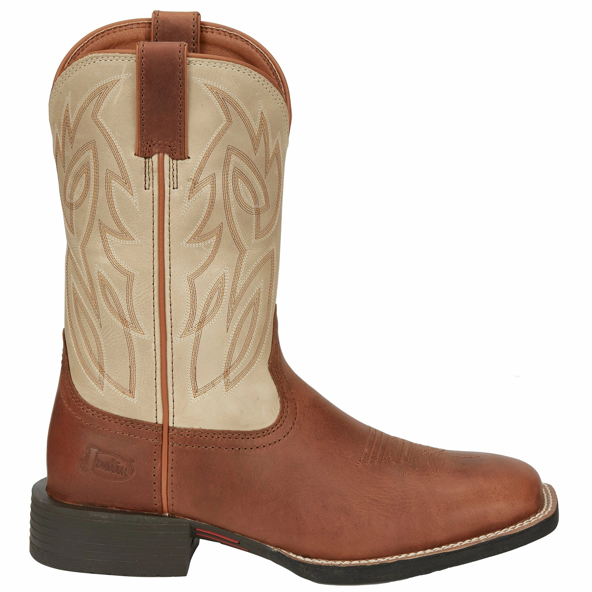 Justin Boots Men's Canter Whiskey 11in. Stampede Western Cowboy Boots 4 Justin Boots Men's Canter Whiskey 11in. Stampede Western Cowboy Boots - Image 2