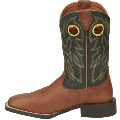 Justin Boots Men's Bowline Whiskey 11in. Stampede Western Cowboy Boots -Justin Boots Store SE7520 03