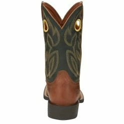 Justin Boots Men's Bowline Whiskey 11in. Stampede Western Cowboy Boots -Justin Boots Store SE7520 05