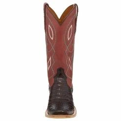 Tony Lama Women's Chocolate Caiman Boots -Justin Boots Store TLC TL5401L 1