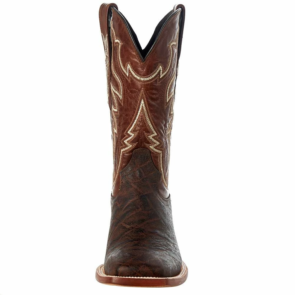 Tanner Mark Boots Men's Matte Chestnut Elephant Print 12in. Honey Volcano Top Boot 5 Tanner Mark Boots Men's Matte Chestnut Elephant Print 12in. Honey Volcano Top Boot - Image 3