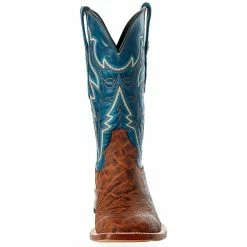 Tanner Mark Boots Men's Classic Matte Cognac Elephant 12in. Volcano Azul Top Boot 10 Tanner Mark Boots Men's Classic Matte Cognac Elephant 12in. Volcano Azul Top Boot -Justin Boots Store TM200976 2
