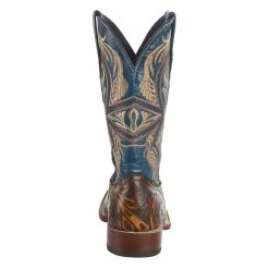 Tanner Mark Boots Men`s Hand Tool Jungle 12` Volcano Azul Top Square Toe Boot 10 Tanner Mark Boots Men`s Hand Tool Jungle 12` Volcano Azul Top Square Toe Boot -Justin Boots Store TM205544 4