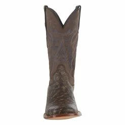 Alternative view of Tanner Mark Boots Men`s Matte Rustic Brown Elephant Print 12in. Brown Top Square Toe Boot